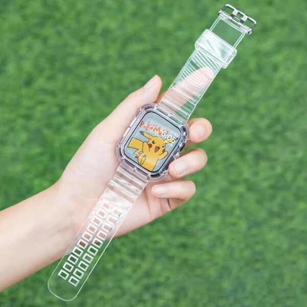 Transparent TPU Strap with Protective Case for Apple Watch 49 mm - Image 5